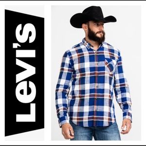 🆕 Levi’s Plaid Flannel Long Sleeve Button Down